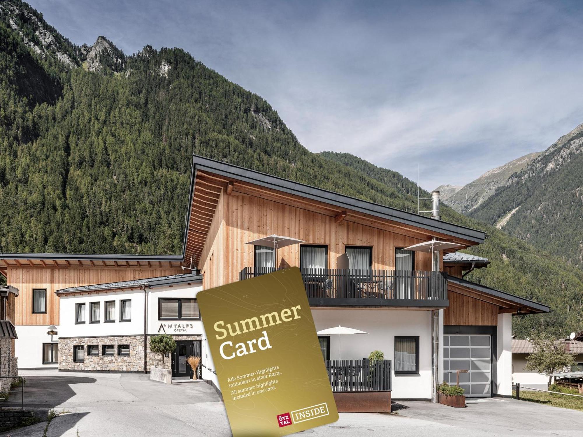Appartement Myalps Oetztal Inklusive Wellness à Umhausen Extérieur photo