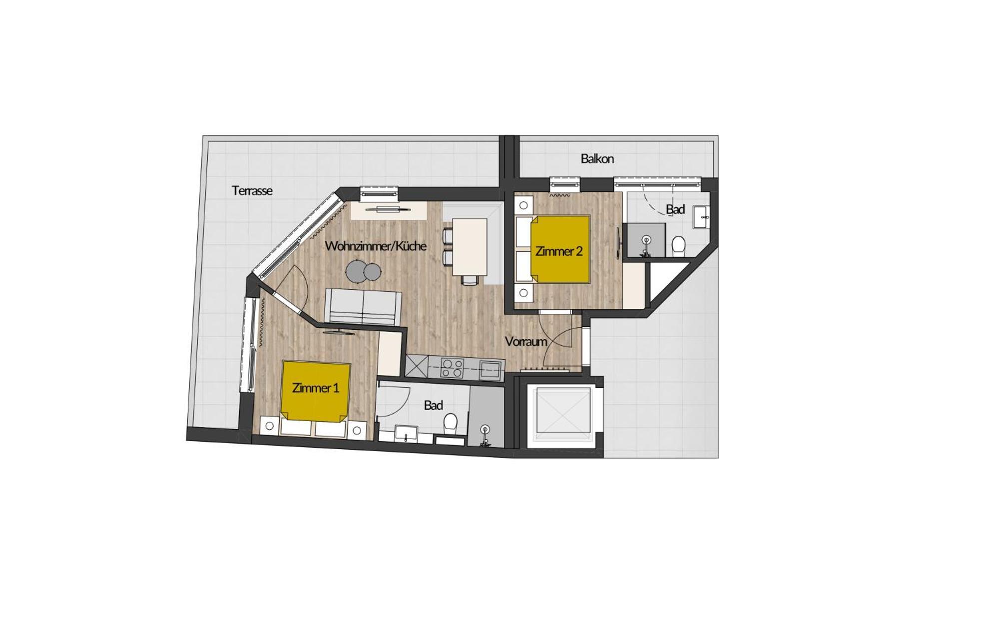 Appartement Myalps Oetztal Inklusive Wellness à Umhausen Chambre photo